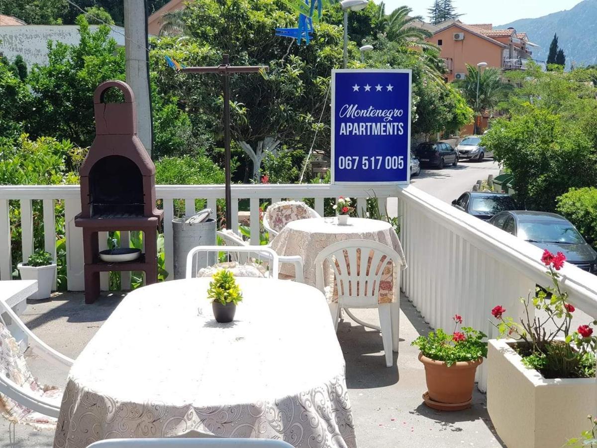 Montenegro Apartments - Private Beach Kotor Ngoại thất bức ảnh
